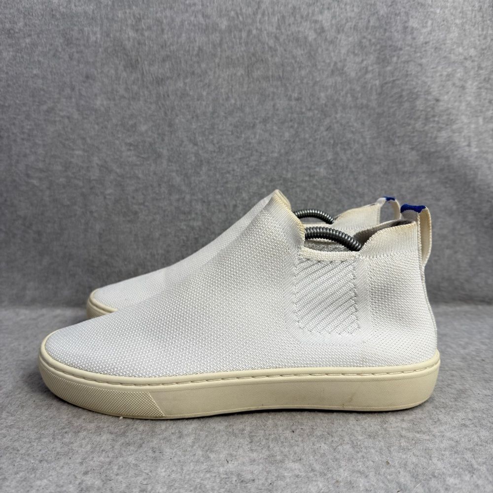 Rothys Shoes Womens Size 7.5 White Slip On Chukka Mesh Casual Comfort Sneakers